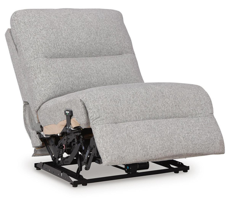 Acklen Place 7-Piece Power Sectional Reclining Sofa with Storage Console - Pewter