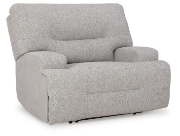 Acklen Place Oversized Power Recliner - Pewter