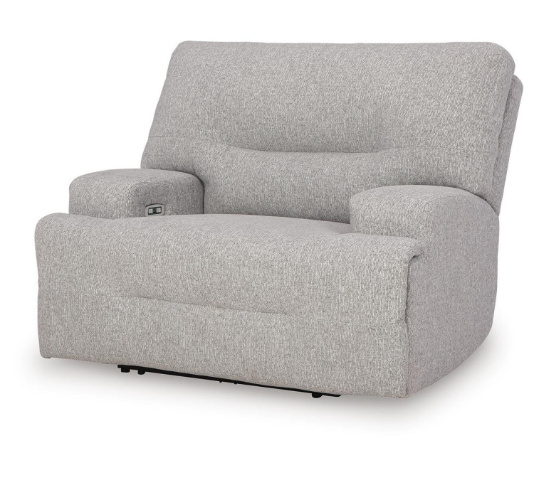 Acklen Place Oversized Power Recliner - Pewter