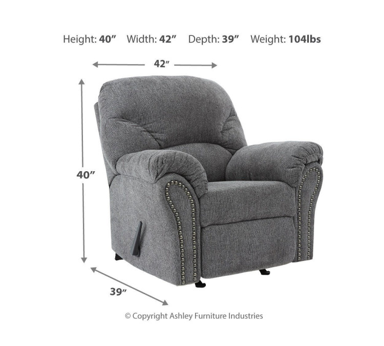 Allmaxx Recliner - Pewter