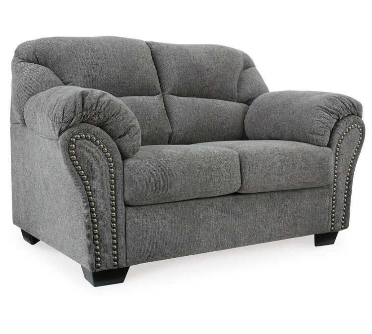 Allmaxx Sofa and Loveseat - Pewter