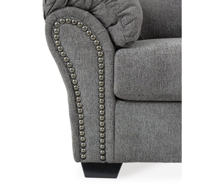 Allmaxx Sofa and Loveseat - Pewter