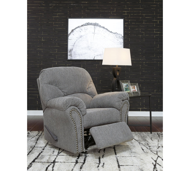 Allmaxx Sofa, Loveseat and Recliner - Pewter