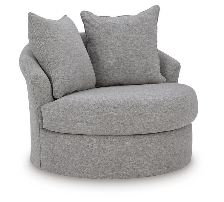 Artisian Loft Swivel Accent Chair - Pewter