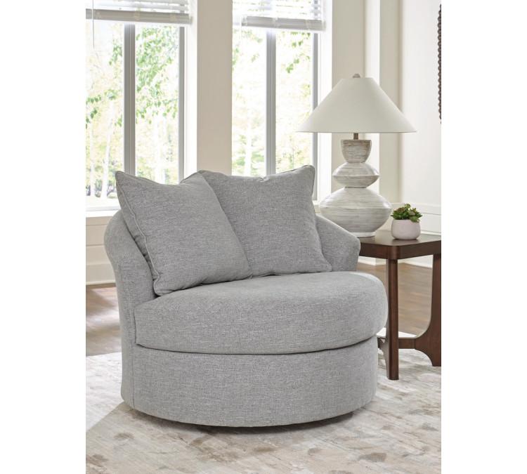 Artisian Loft Swivel Accent Chair - Pewter