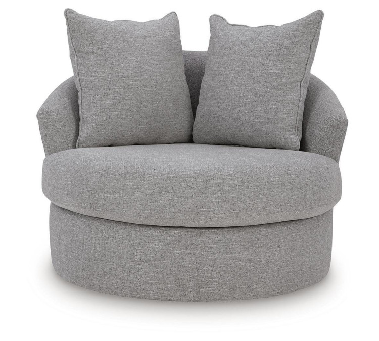 Artisian Loft Swivel Accent Chair - Pewter