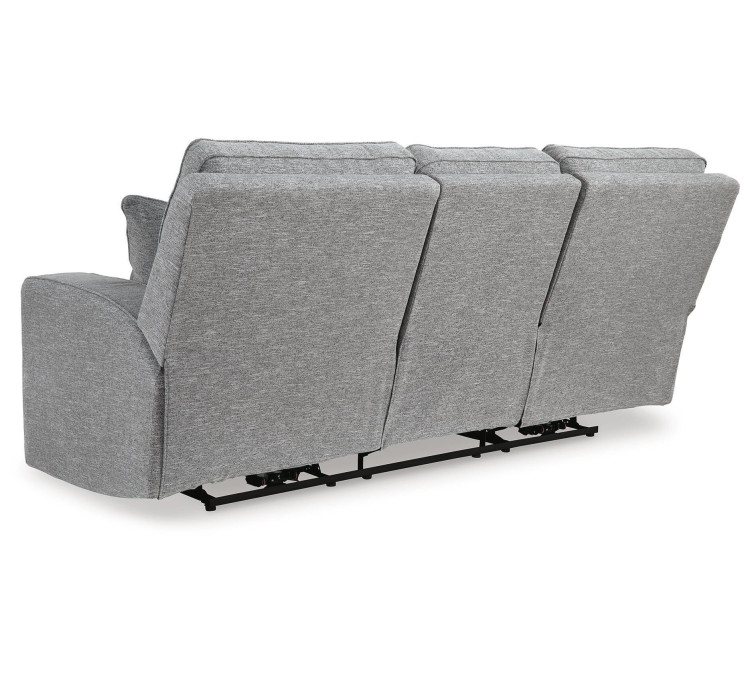 Biscoe Power Reclining Sofa - Pewter
