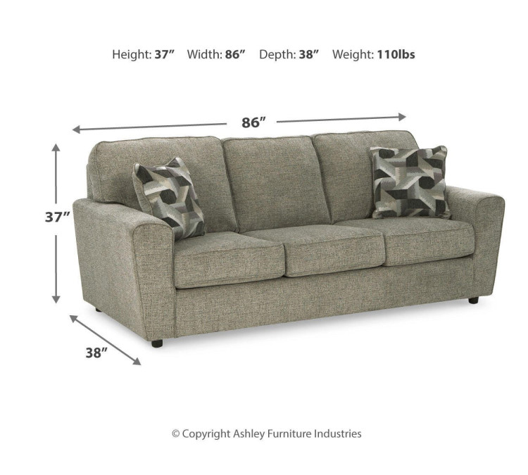 Cascilla Sofa - Pewter