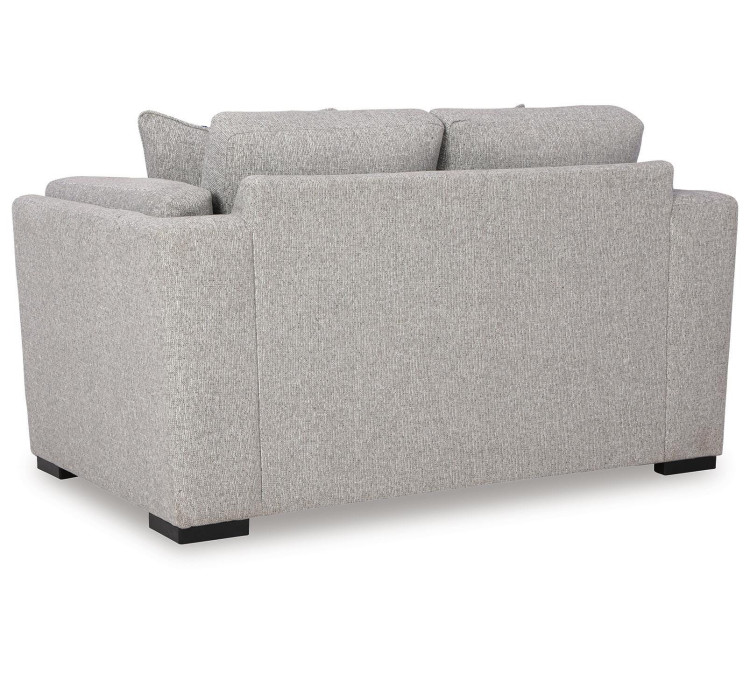 Evansley Sofa, Loveseat, Chair and Ottoman - Pewter