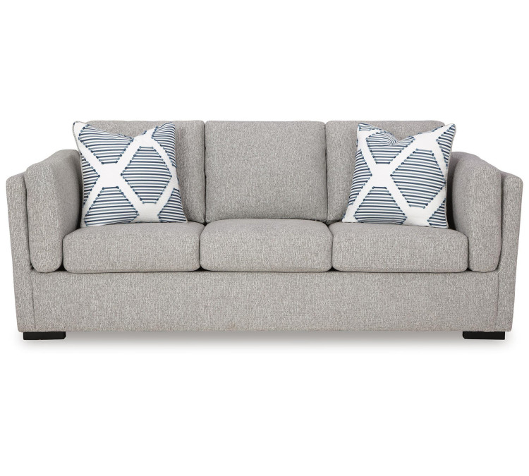 Evansley Sofa, Loveseat, Chair and Ottoman - Pewter
