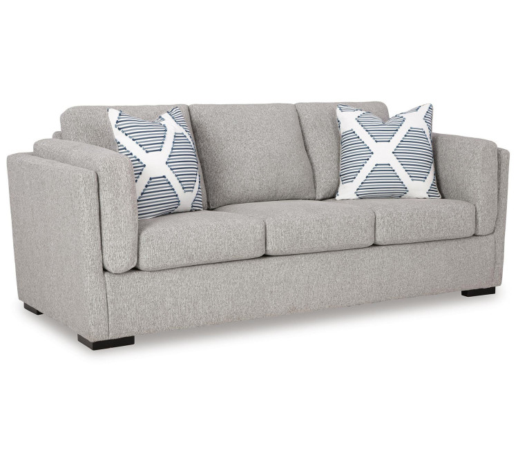 Evansley Sofa, Loveseat, Chair and Ottoman - Pewter