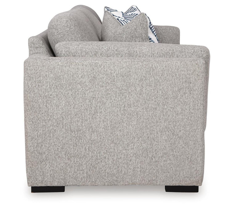 Evansley Sofa, Loveseat, Chair and Ottoman - Pewter