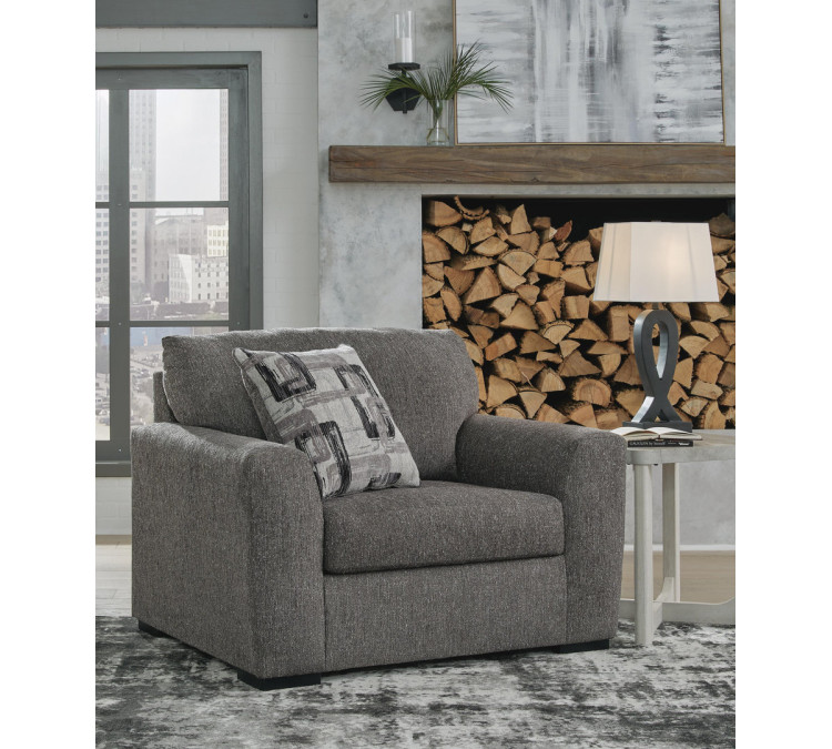 Gardiner Oversized Chair - Pewter