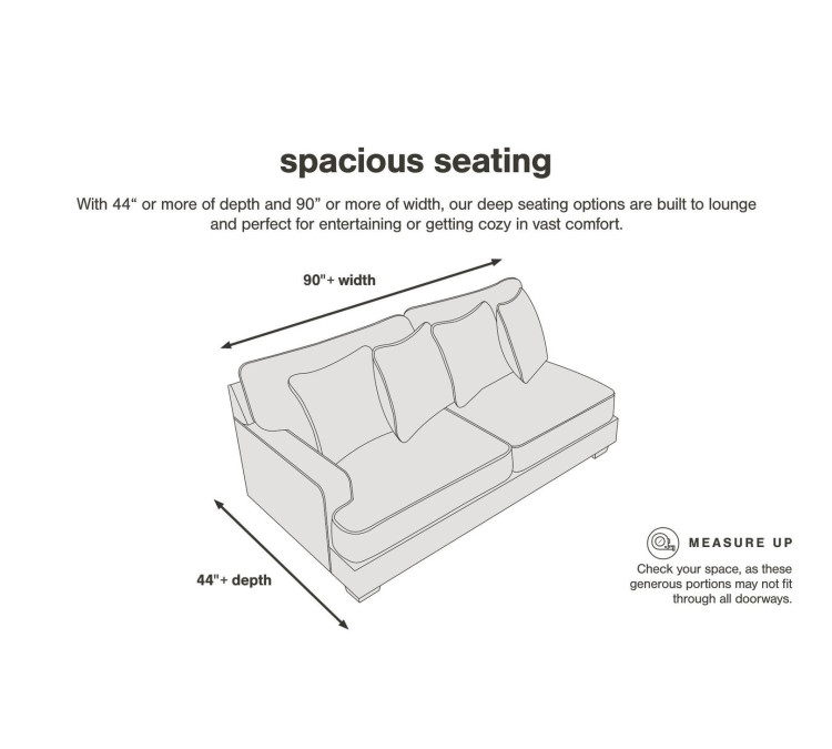 Gardiner Sofa Chaise - Pewter