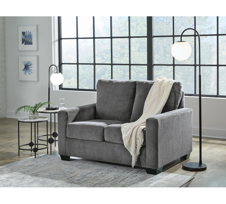 Rannis Twin Sofa Sleeper - Pewter