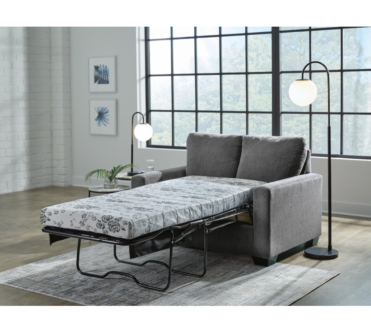 Rannis Twin Sofa Sleeper - Pewter