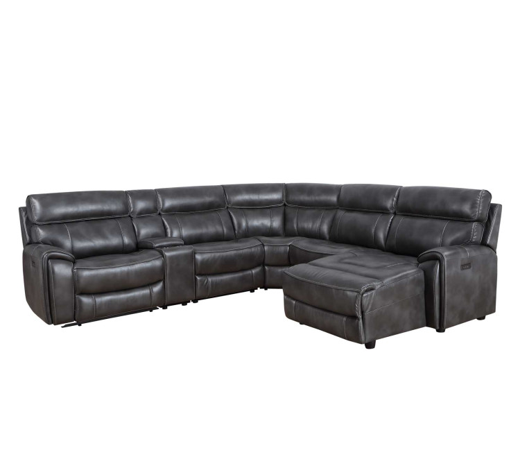 Provo 6/Piece Dual/Power Chaise Sectional