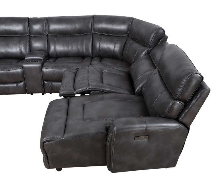 Provo 6/Piece Dual/Power Chaise Sectional