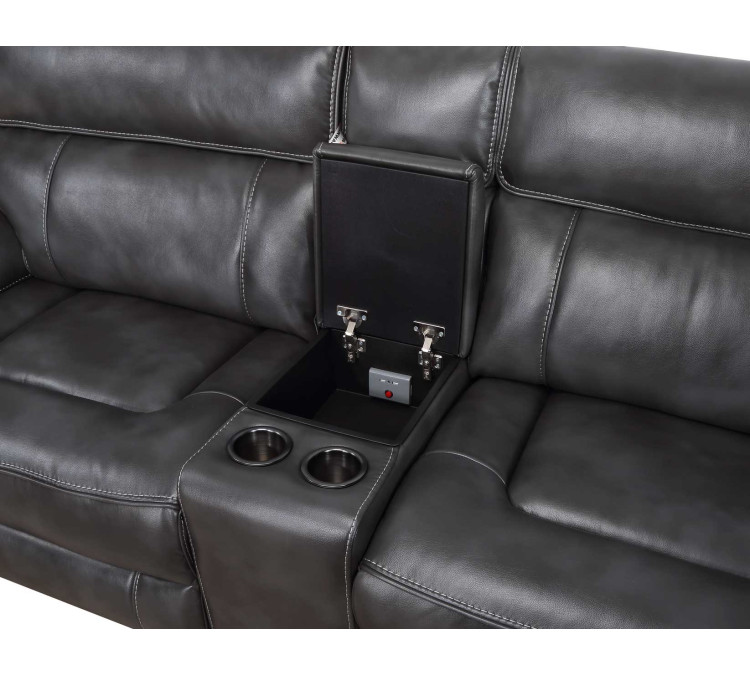 Provo 6/Piece Dual/Power Chaise Sectional