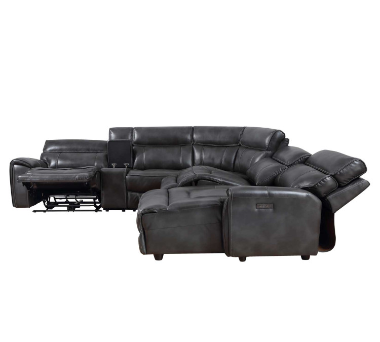 Provo 6/Piece Dual/Power Chaise Sectional