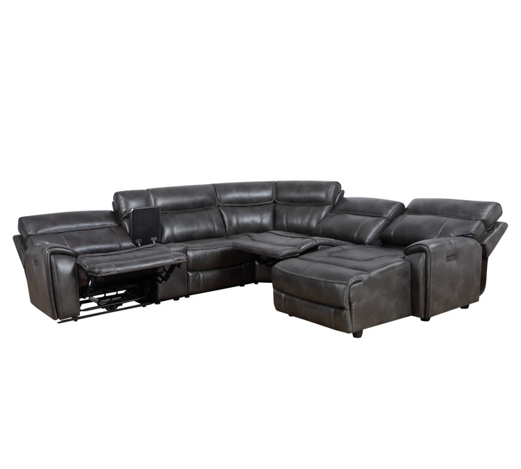 Provo 6/Piece Dual/Power Chaise Sectional