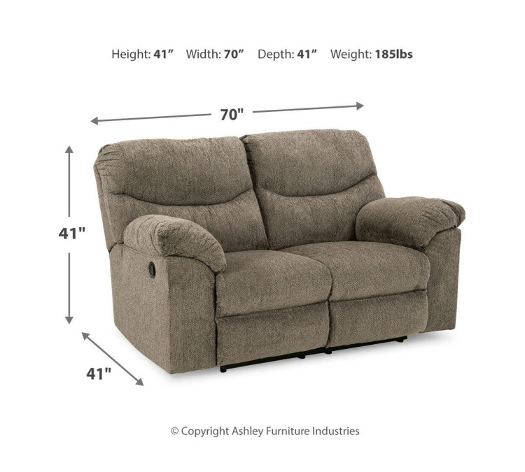 Alphons Sofa, Loveseat and Recliner - Putty