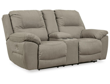 Next-Gen Gaucho Power Reclining Loveseat with Console - Putty