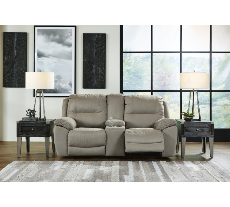 Next-Gen Gaucho Power Reclining Loveseat with Console - Putty