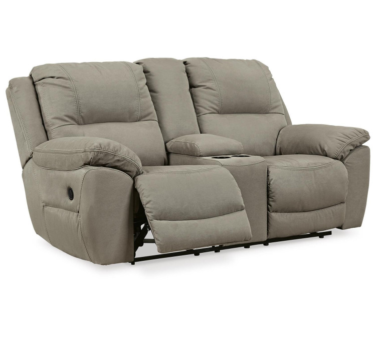 Next-Gen Gaucho Reclining Loveseat with Console - Putty