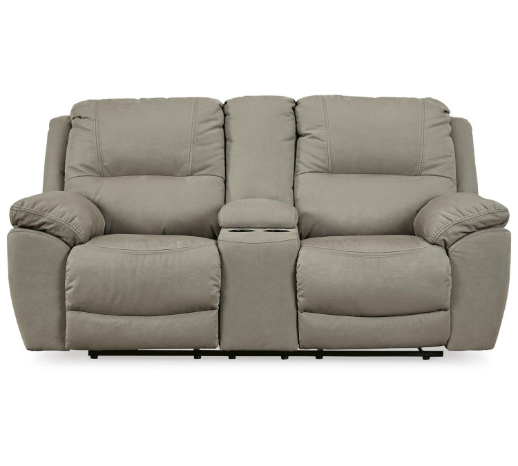 Next-Gen Gaucho Reclining Loveseat with Console - Putty