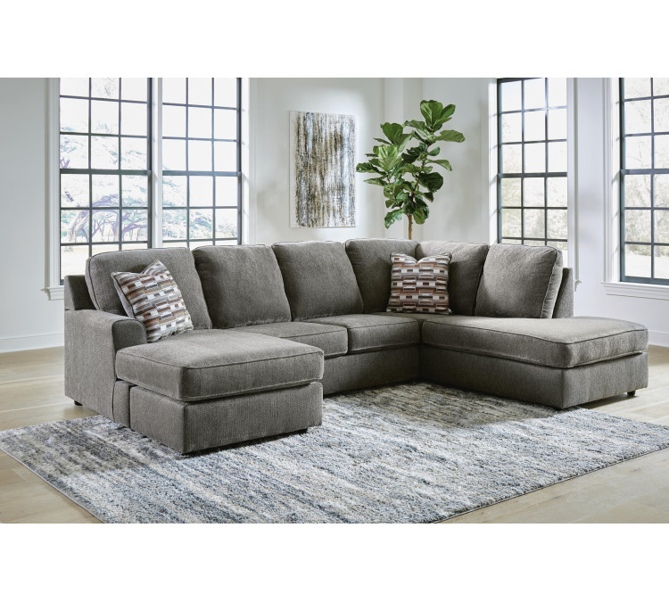 O'Phannon 2-Piece Sectional with Chaise - Putty