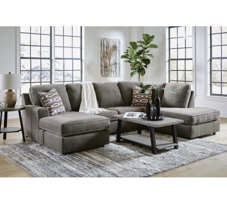 O'Phannon 2-Piece Sectional with Chaise - Putty