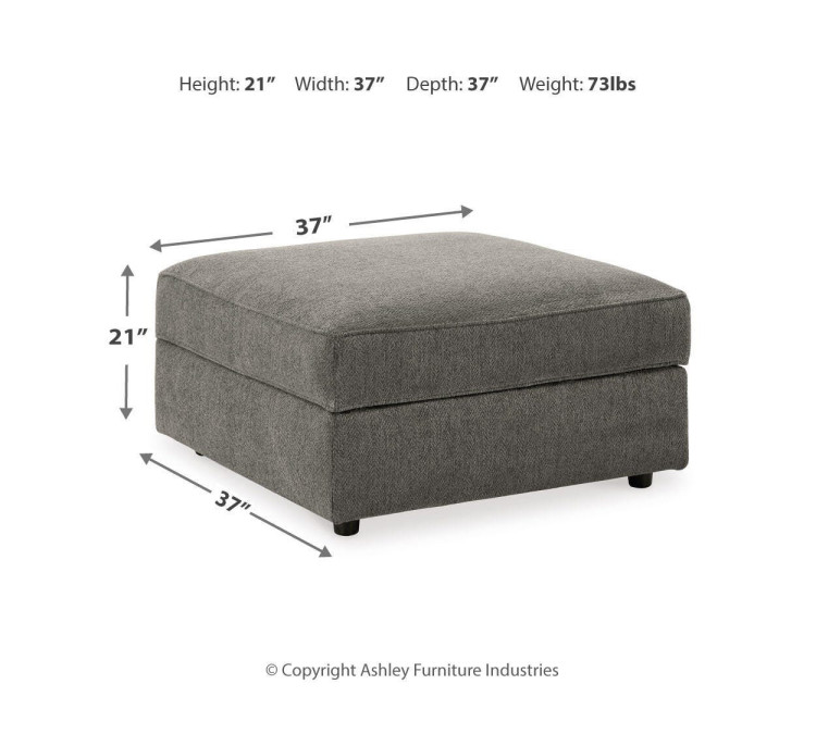 O'Phannon Ottoman With Storage - Putty
