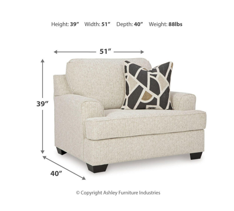 Heartcort Sofa, Loveseat, Chair and Ottoman - Quartz