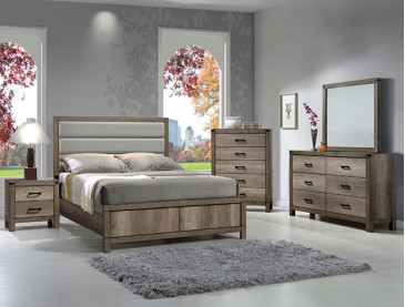 MATTEO UPH HB BEDROOM GROUP - QUEEN