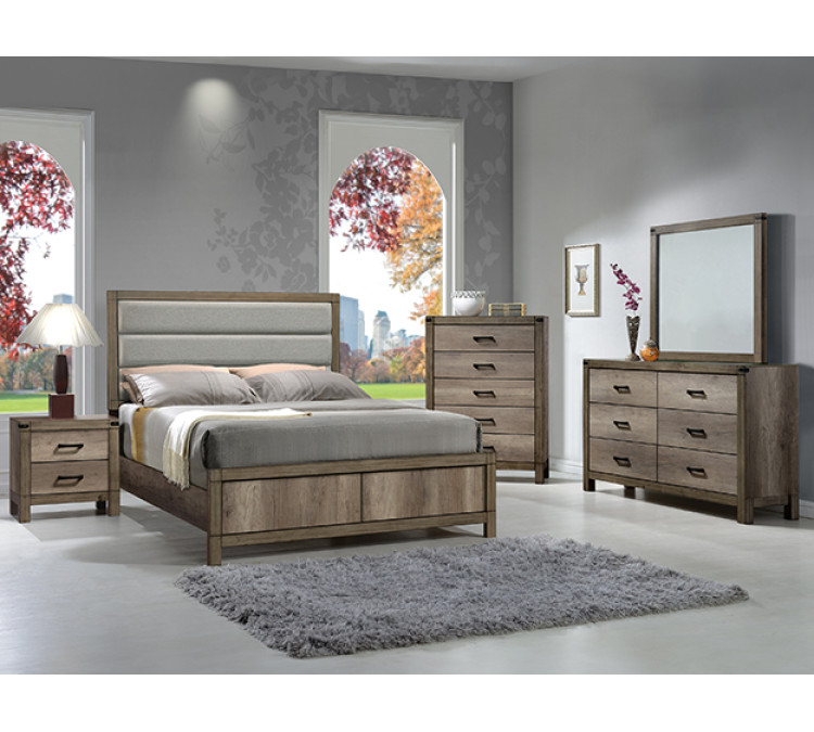 MATTEO UPH HB BEDROOM GROUP - QUEEN
