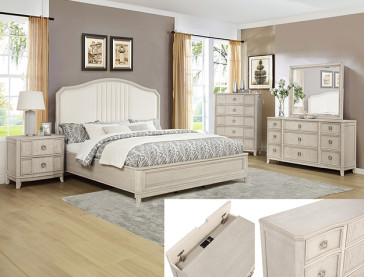 NAPOLI BEDROOM GROUP - QUEEN