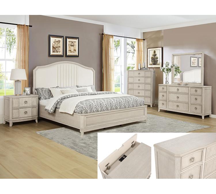 NAPOLI BEDROOM GROUP - QUEEN
