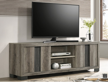 RANGLEY TV STAND/BROWN - Grey