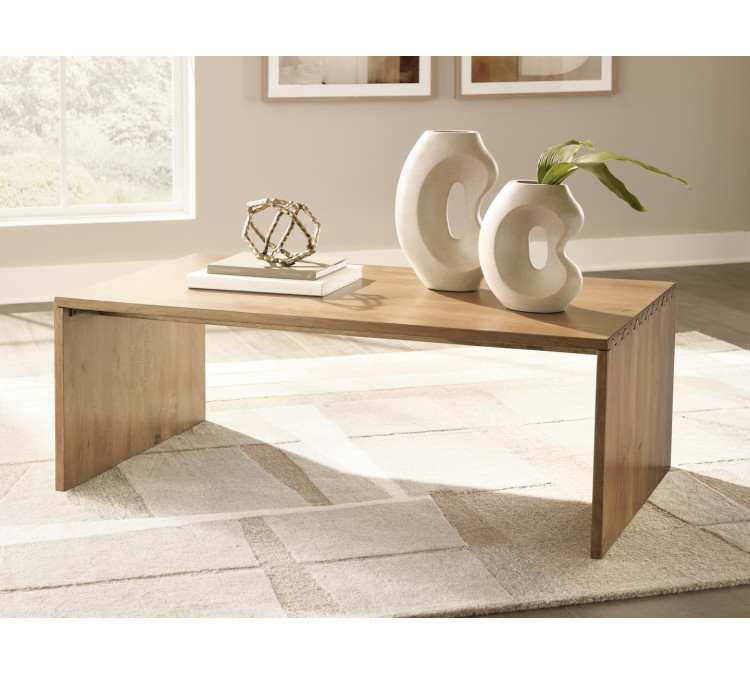 Ella Grove Coffee Table - Rich Brown