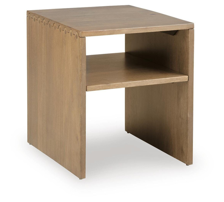 Ella Grove End Table - Rich Brown