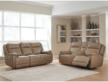 Malcesine Sofa and Loveseat - Sahara
