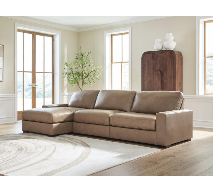 Veronella 3-Piece Sectional with Chaise - Sahara