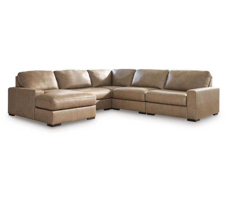Veronella 5-Piece Sectional with Chaise - Sahara