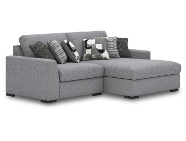 Bealton 2-Piece Sectional with Chaise - Salt and Pepper