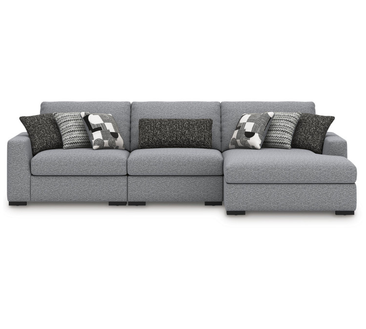 Bealton 3-Piece Sectional with Chaise - Salt and Pepper