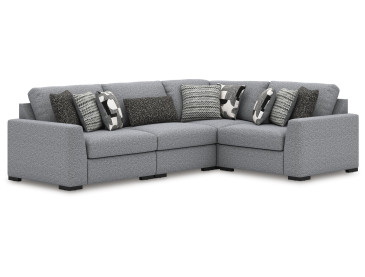 Bealton 4-Piece Sectional - Salt and Pepper