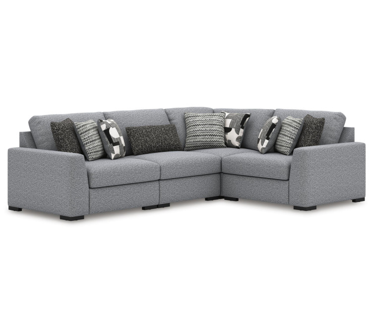 Bealton 4-Piece Sectional - Salt and Pepper