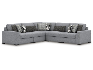 Bealton 5-Piece Sectional - Salt and Pepper