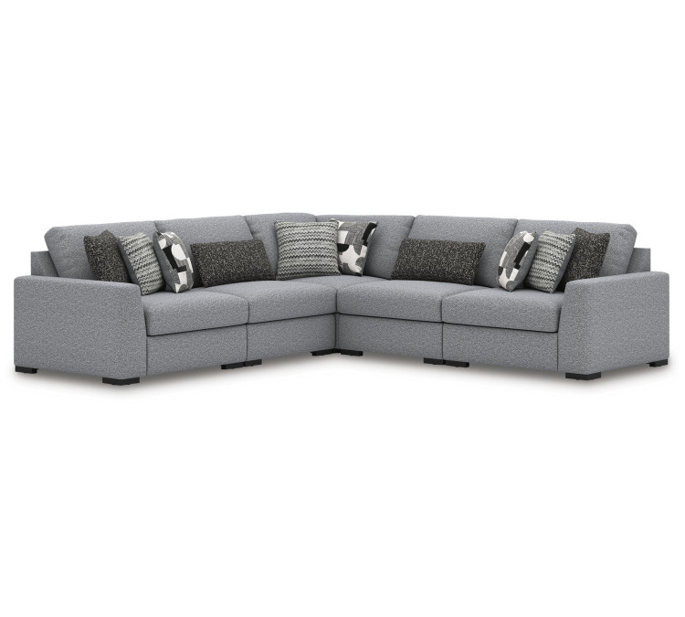 Bealton 5-Piece Sectional - Salt and Pepper